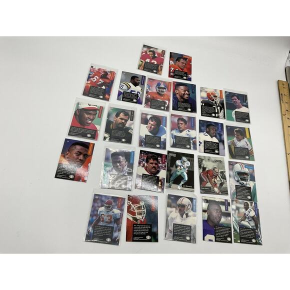 Vintage NFL Football Card Lot Playoff Series Stars Hall of Fame 90s Collectibles - Picture 5 of 10